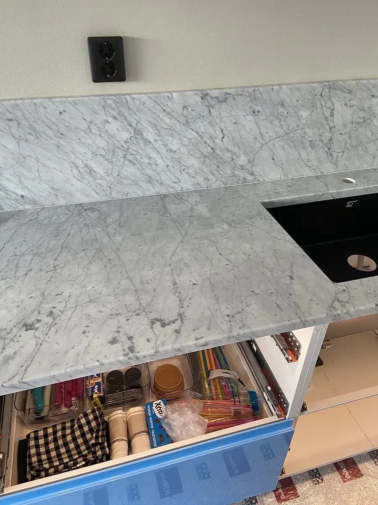Køkkenbordplade i Carrara C, Landskrona – billede 2
