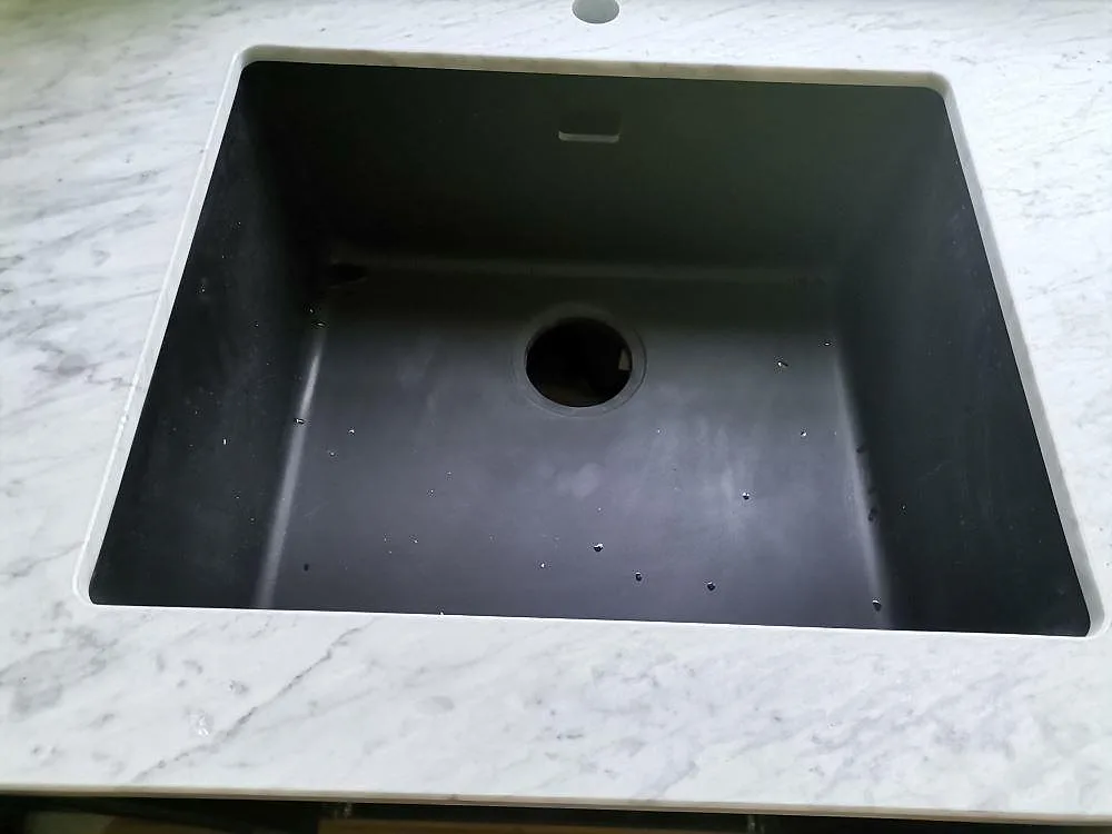 Køkkenbordplade i Carrara C-marmor, Leksand – billede 3