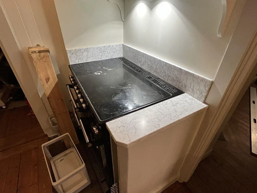 Køkkenbordplade i Carrara C, Lidingö – billede 3