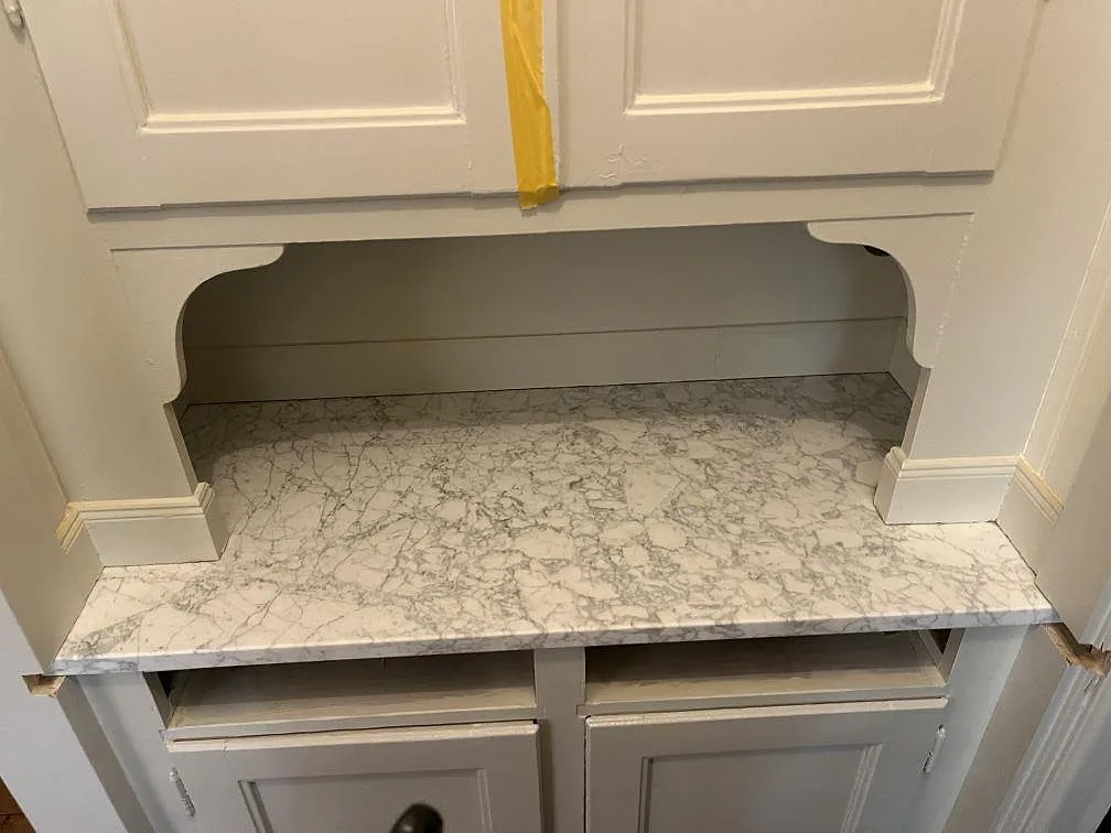 Køkkenbordplade i Carrara C, Lidingö – billede 4