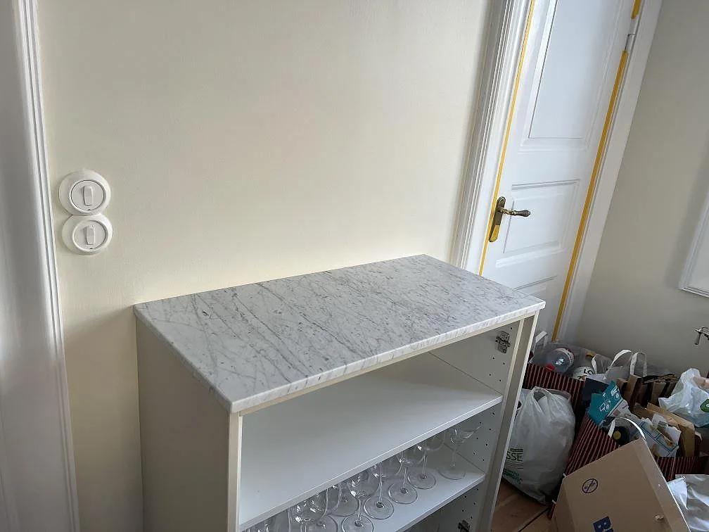 Køkkenbordplade i Carrara C, Lidingö – billede 2