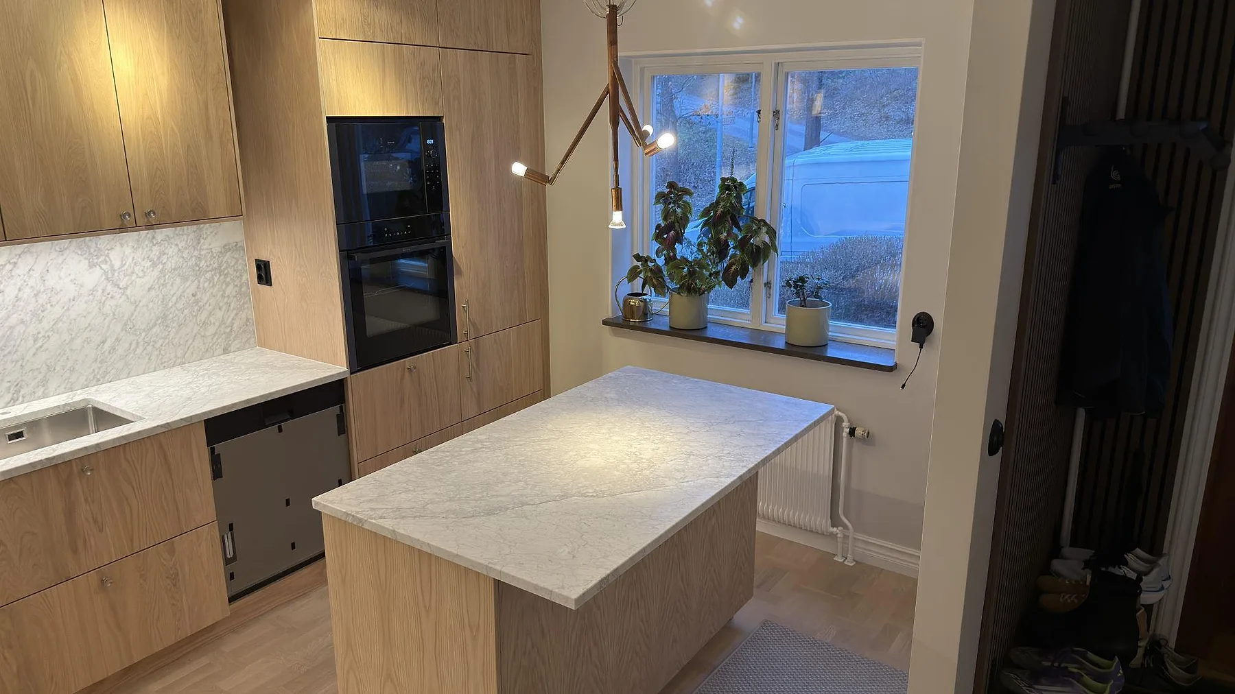 Køkkenbordplade i Carrara C, Lidingö – billede 7