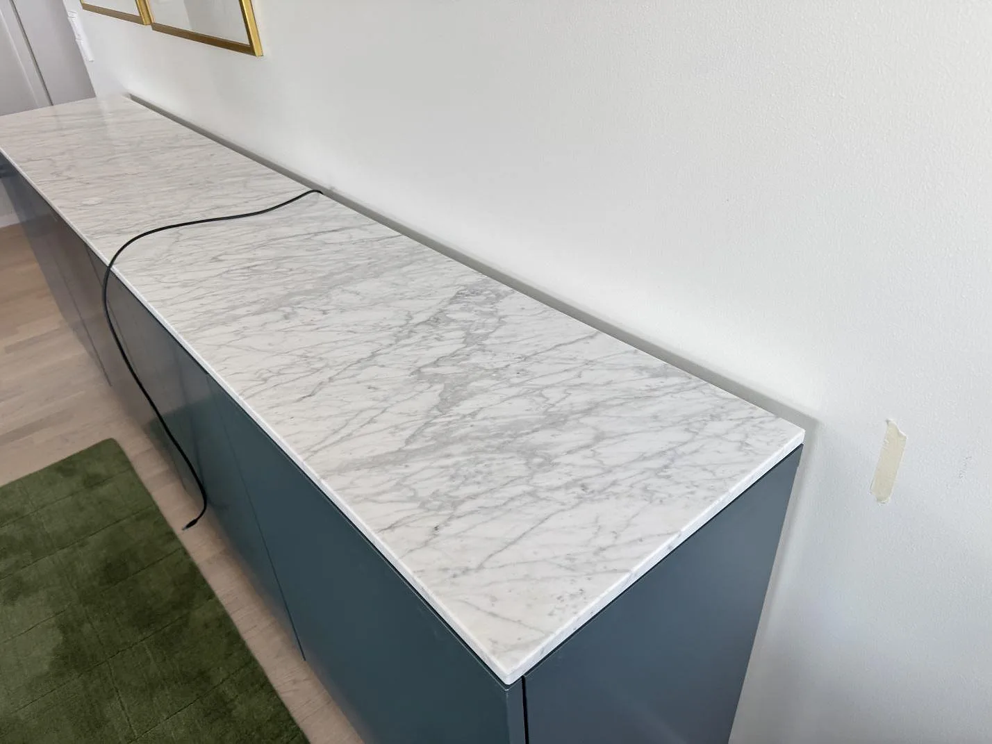Marmorbordplade i Carrara C, Limhamn – billede 2