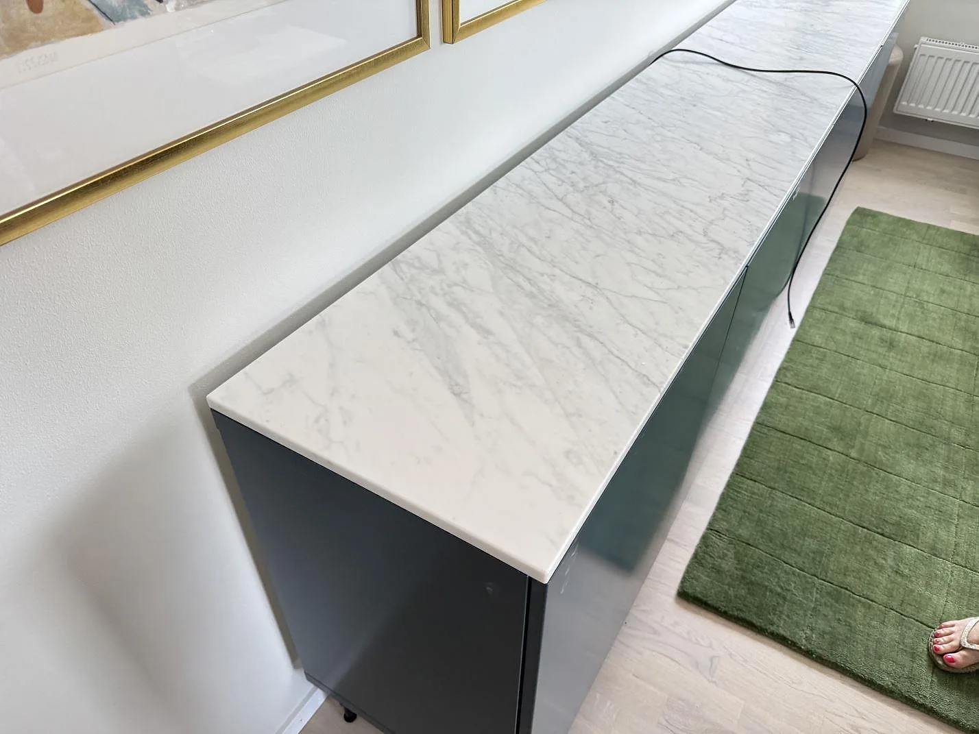 Marmorbordplade i Carrara C, Limhamn – billede 4