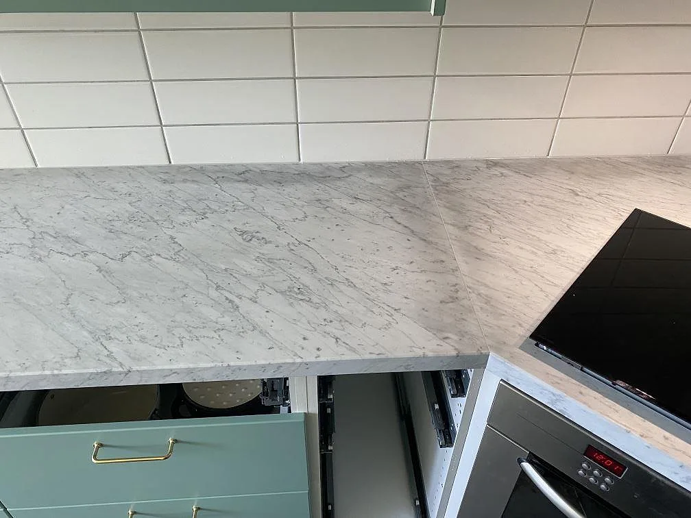 Køkkenbordplade i Carrara C, Löddeköpinge – billede 3