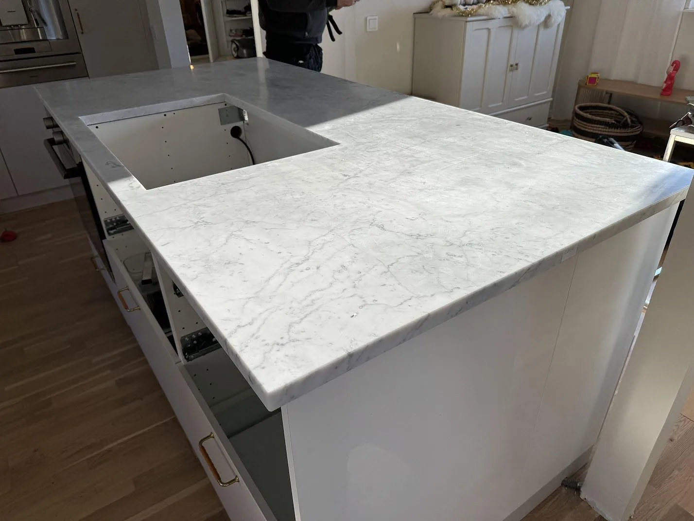 Køkkenbordplade i Carrara C, Löddeköpinge – billede 3