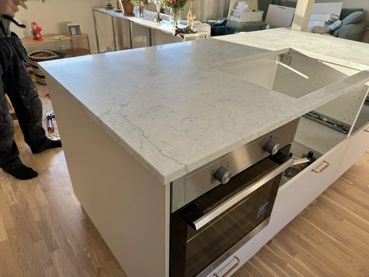 Køkkenbordplade i Carrara C, Löddeköpinge – billede 4
