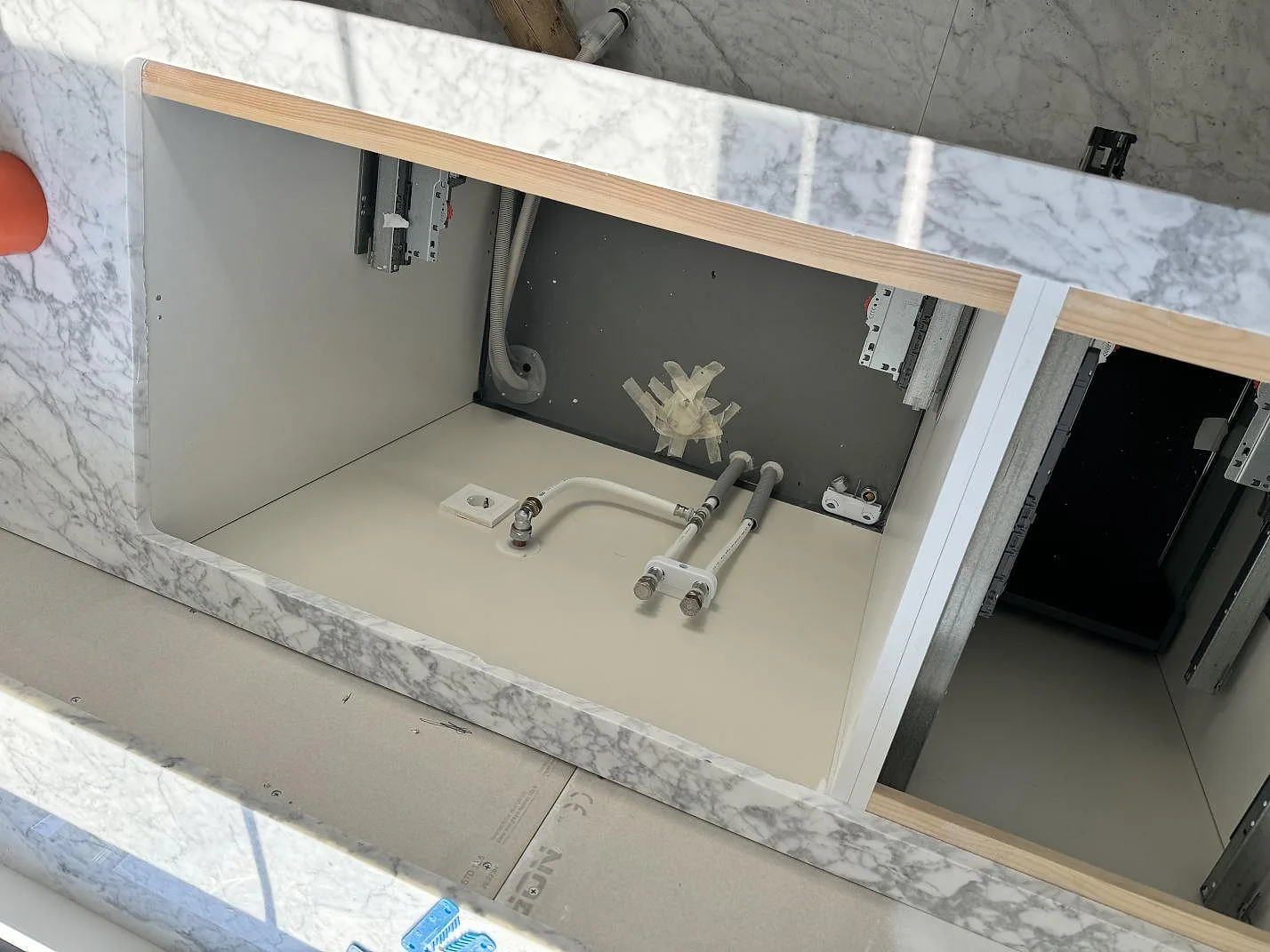 Bordplade i Carrara C, Lomma – billede 3