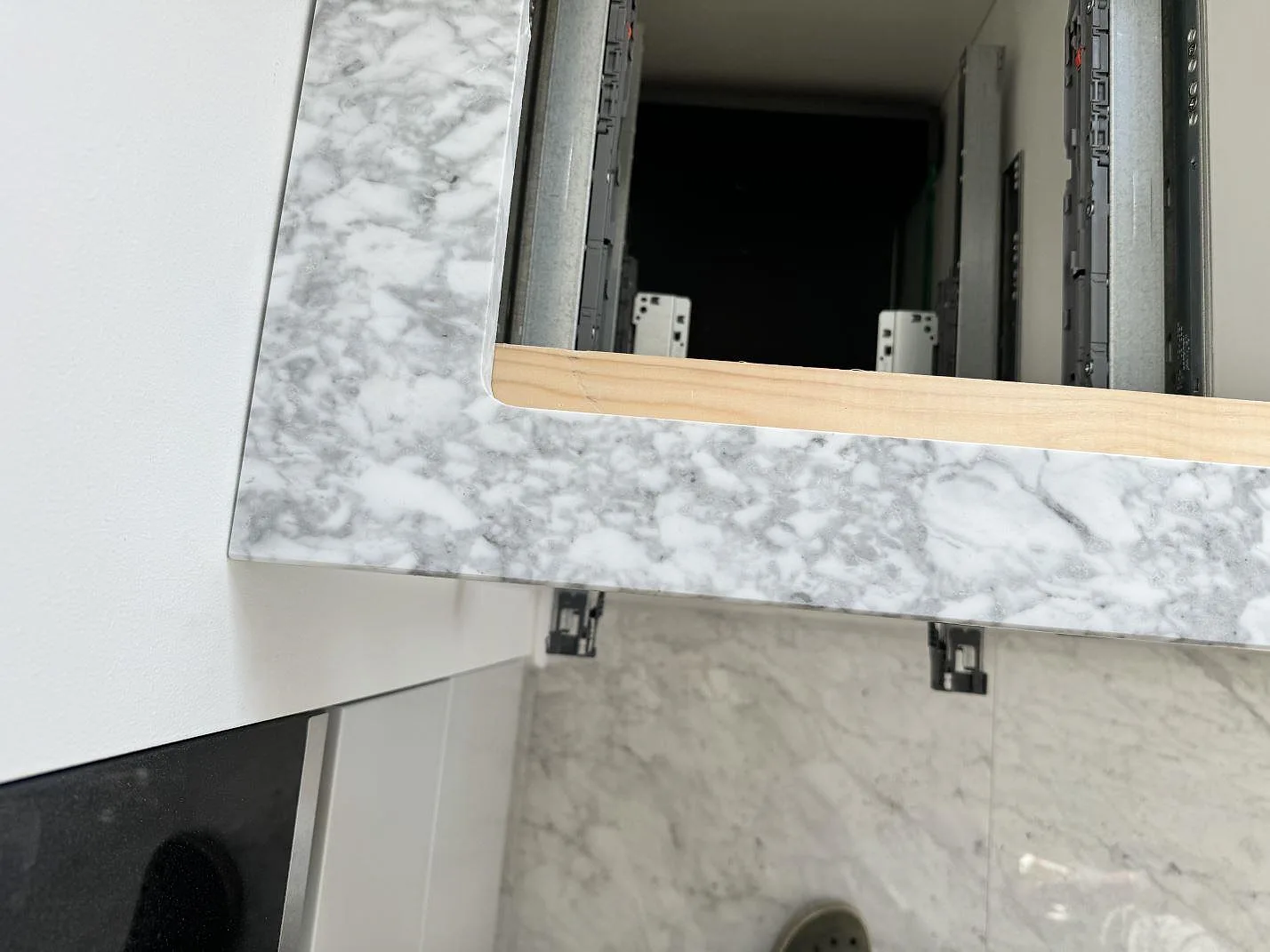 Bordplade i Carrara C, Lomma – billede 4