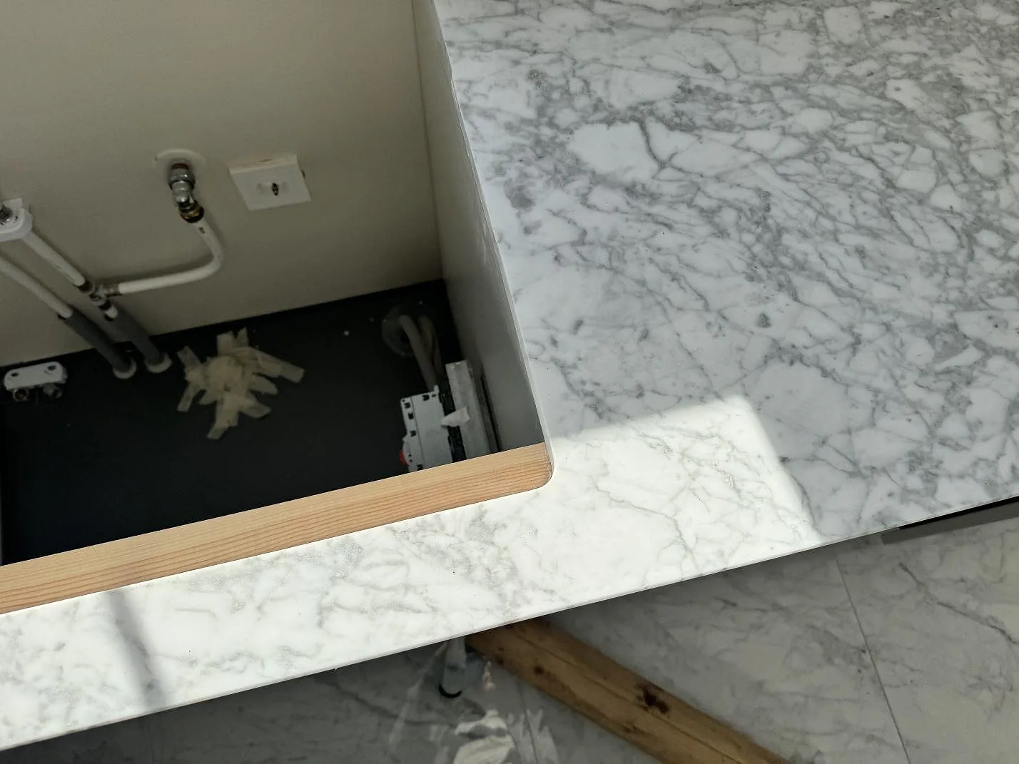 Bordplade i Carrara C, Lomma – billede 7