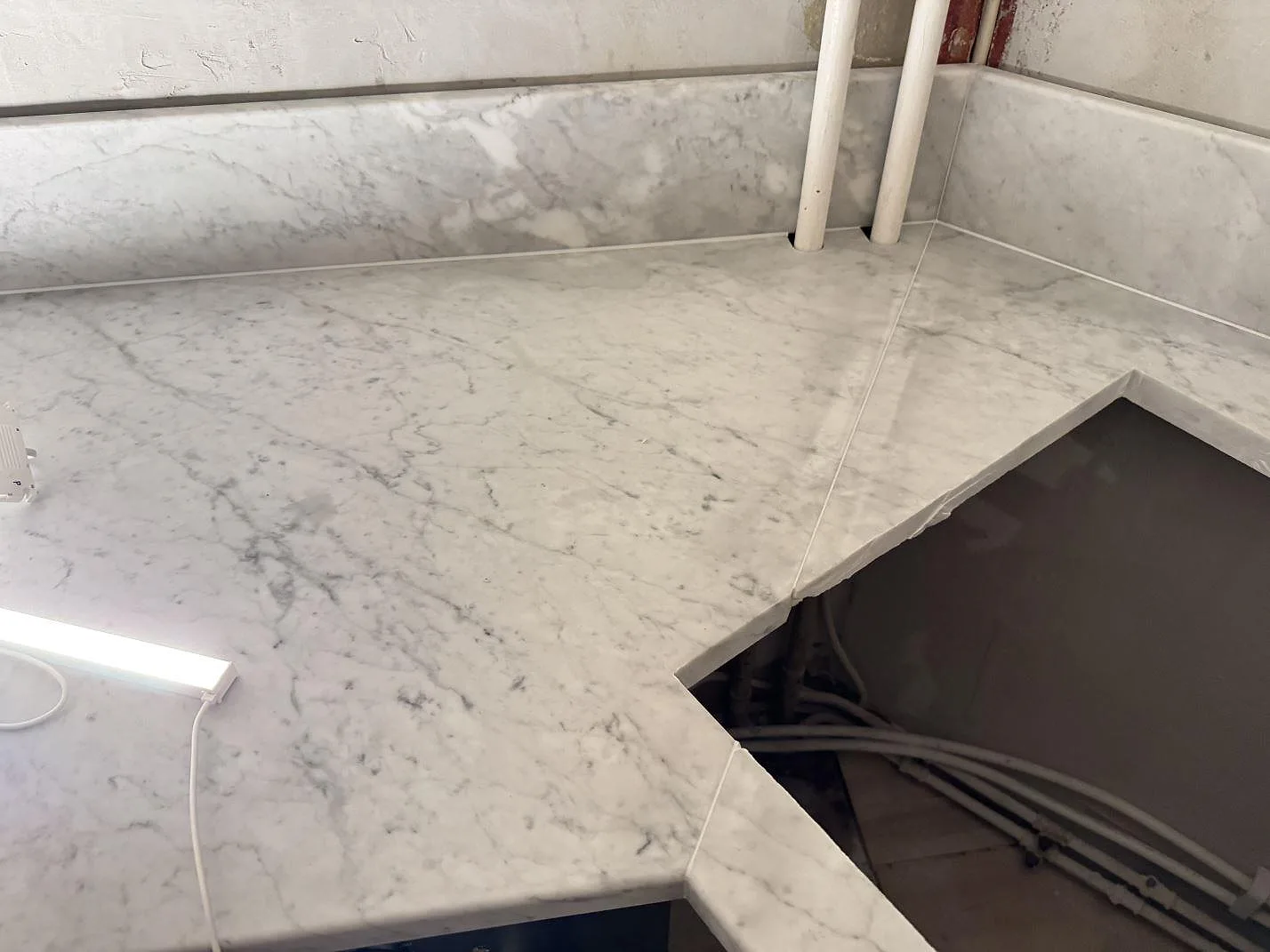 Køkkenbordplade i Carrara C, Lund – billede 5