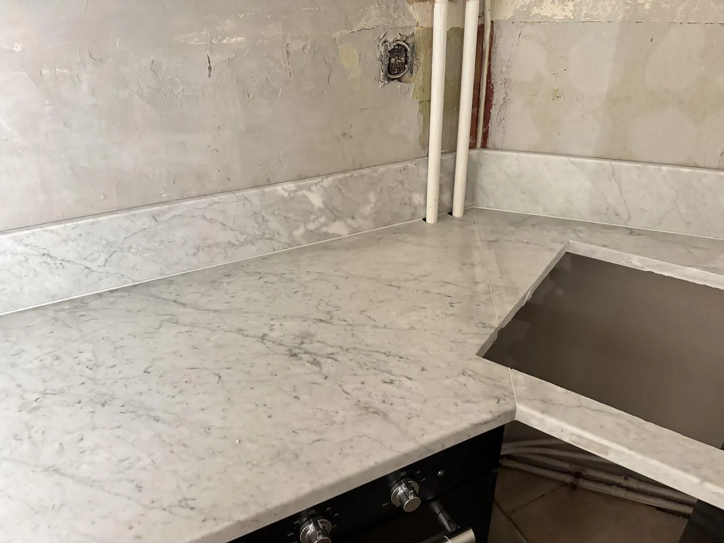 Køkkenbordplade i Carrara C, Lund – billede 6