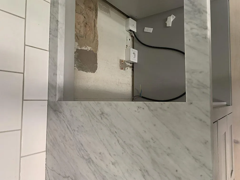 Køkkenbordplade i Carrara C, Malmö – billede 2