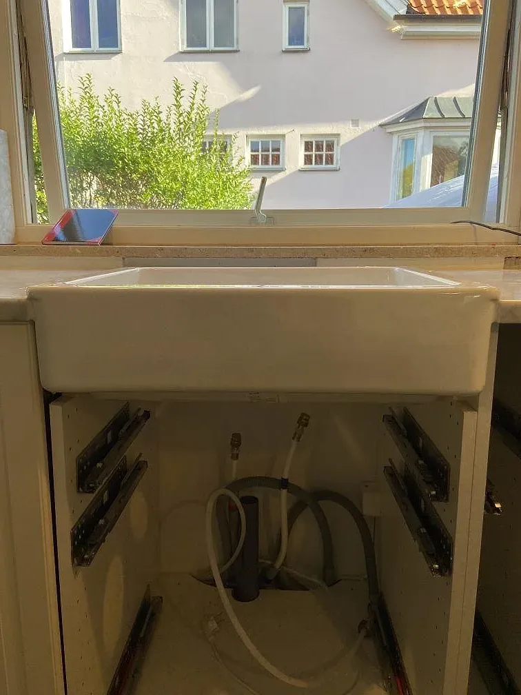 Køkkenbordplade i Carrara C-marmor, Malmö – billede 2