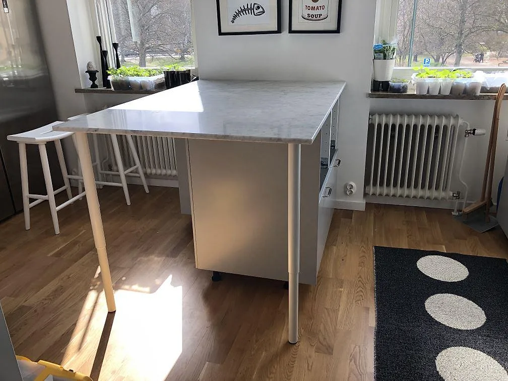 Køkkenbordplade i Carrara C, Malmö – billede 2