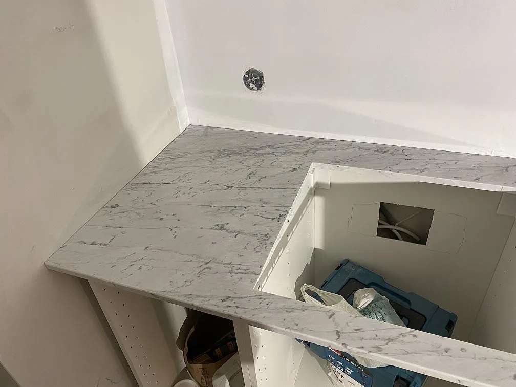 Køkkenbordplade i Carrara C, Malmö – billede 8