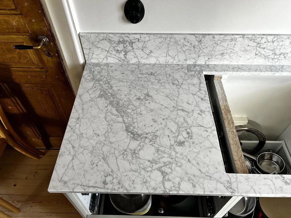 Køkkenbordplade i Carrara C, Malmö – billede 7
