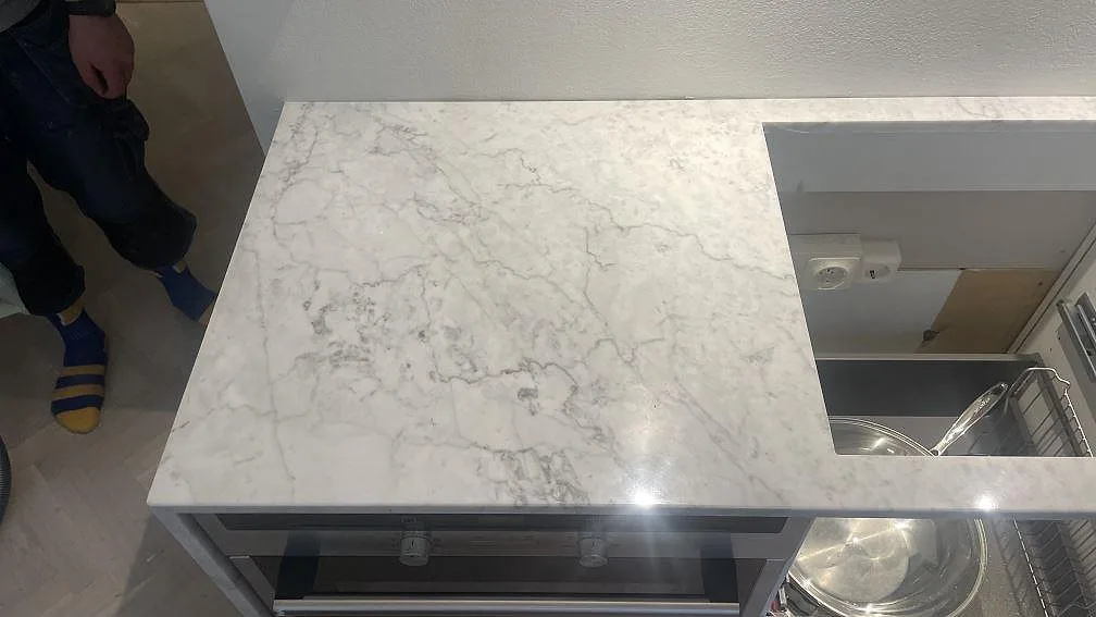 Køkkenbordplade i Carrara C, Malmö – billede 5