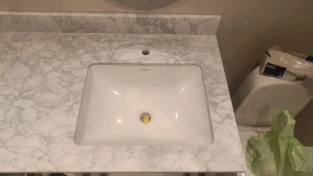 Marmorbordplade i Carrara C, Malmö – billede 3
