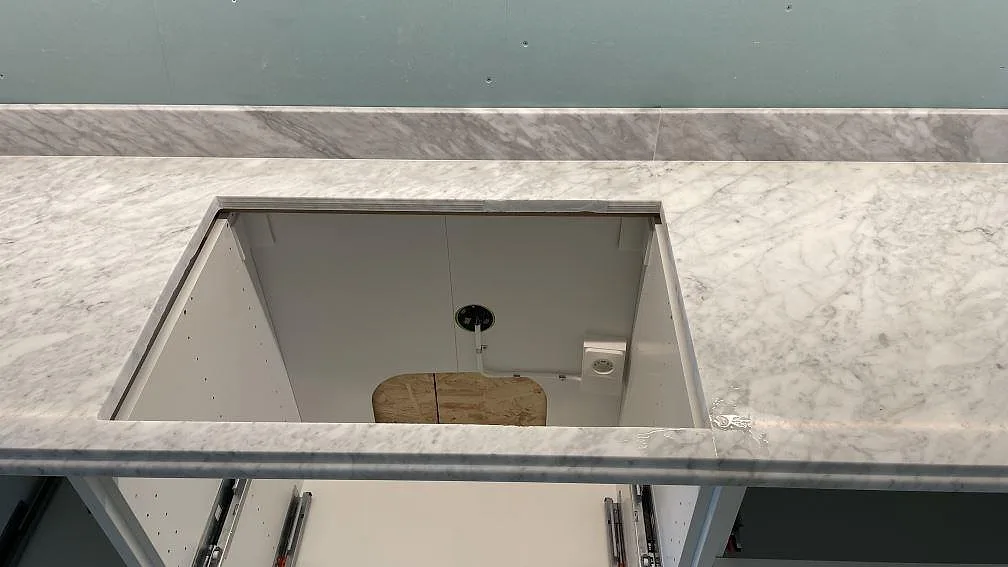 Køkkenbordplade i Carrara C, Malmö – billede 3