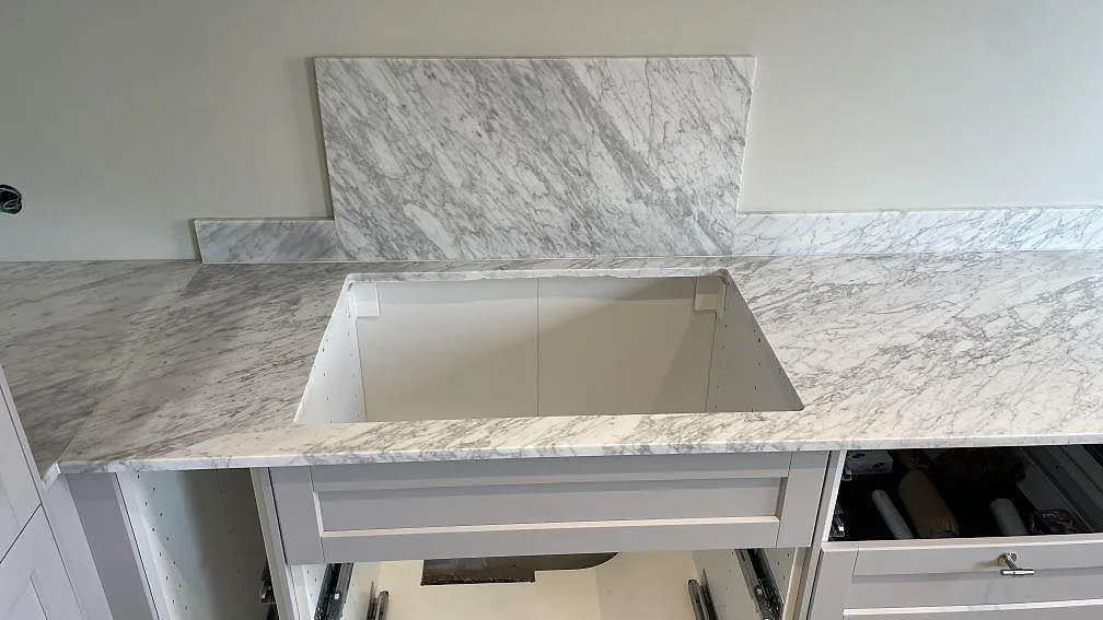 Køkkenbordplade i Carrara C, Malmö – billede 2