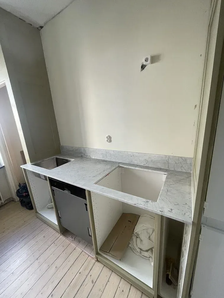 Køkkenbordplade i Carrara C, Malmö – billede 4