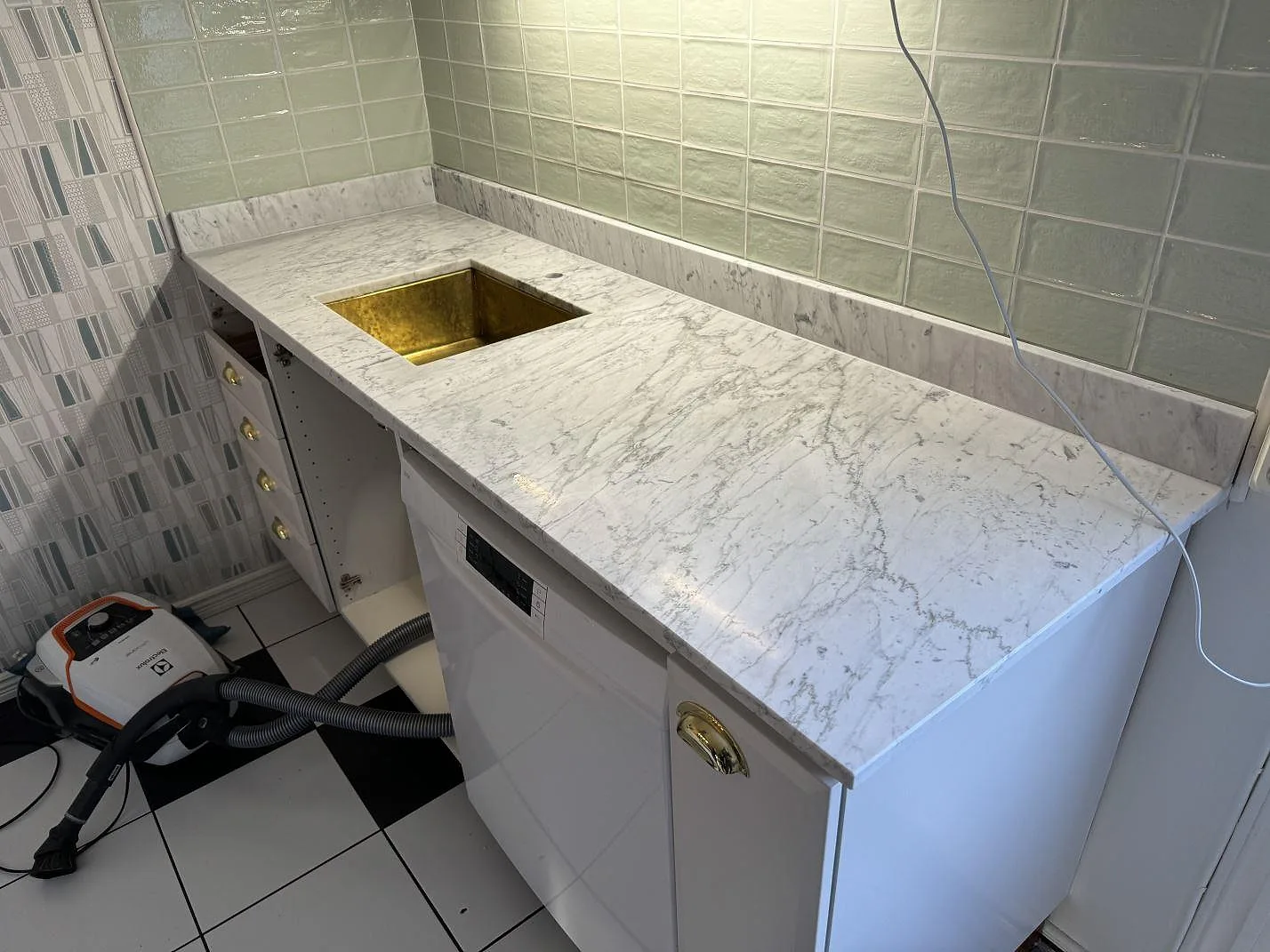 Køkkenbordplade i Carrara C, Rockneby – billede 7