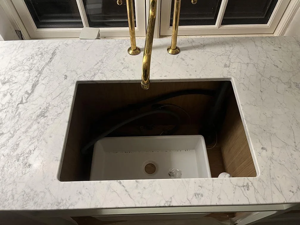 Køkkenbordplade i Carrara C, Rørvig – billede 2