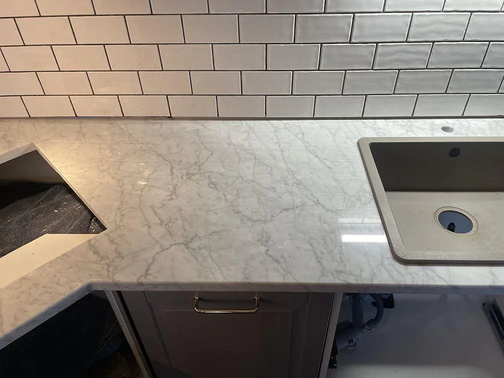 Køkkenbordplade i Carrara C, Ronneby – billede 5
