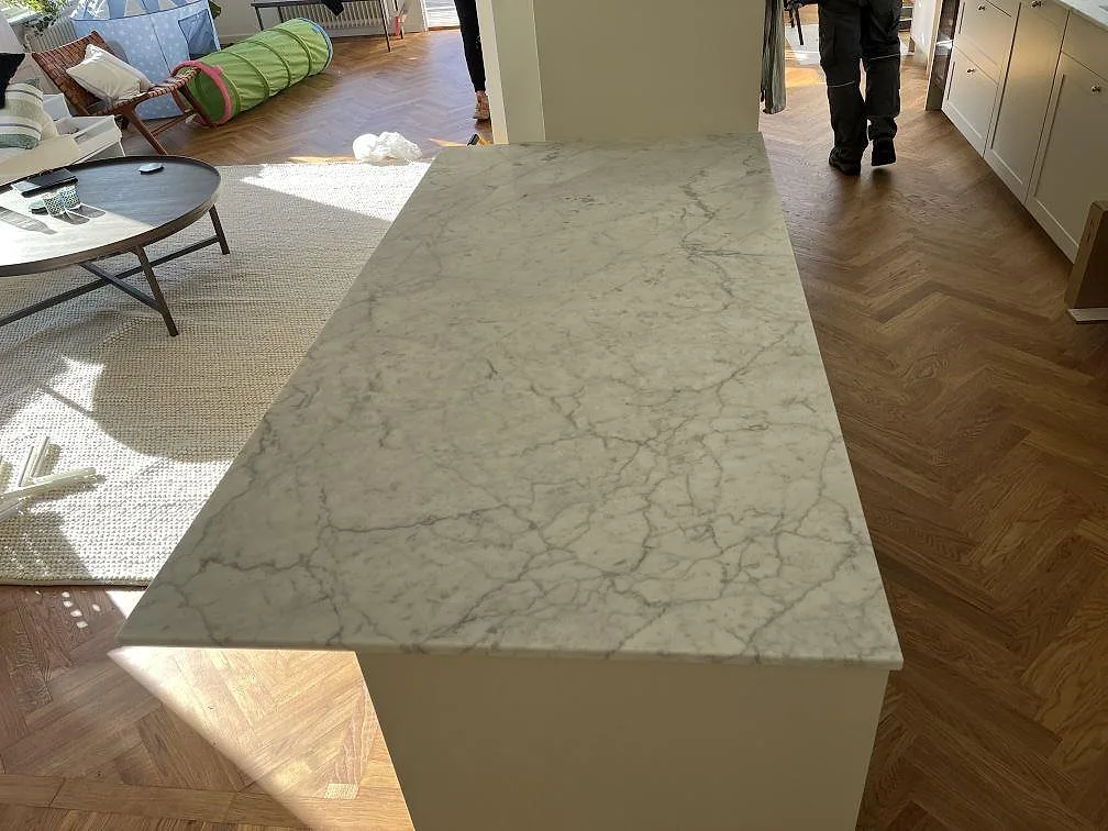 Køkkenbordplade i Carrara C, Saltsjö Duvnäs – billede 4