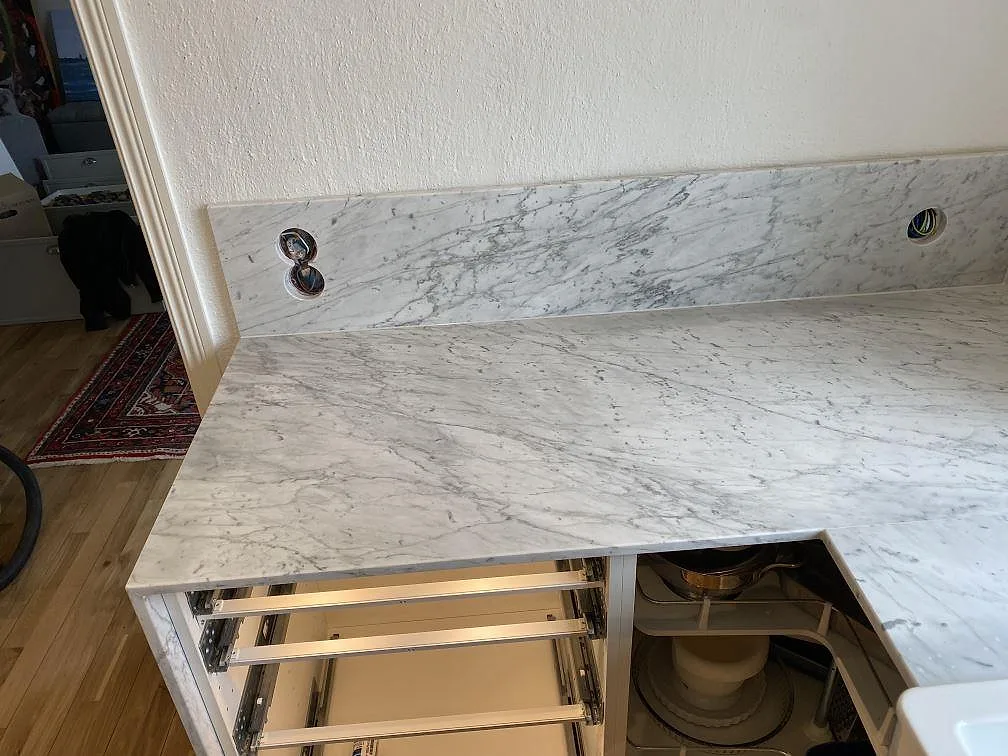 Køkkenbordplade i Carrara C, Skanör – billede 4
