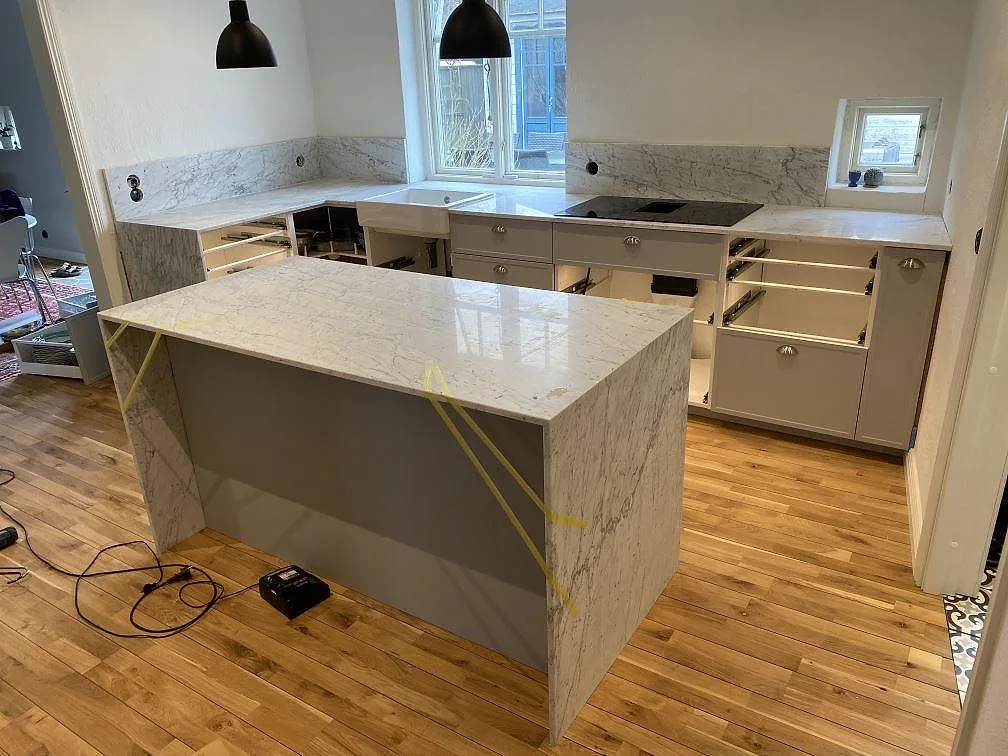 Køkkenbordplade i Carrara C, Skanör – billede 5