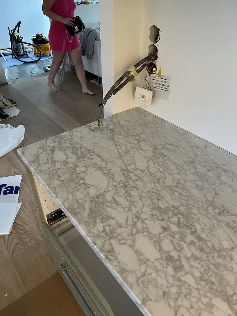 Køkkenbordplade i Carrara C, Skanör – billede 6