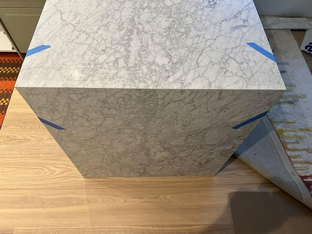 Gennemført projekt: Køkkenbordplade i Carrara C, Skanör.