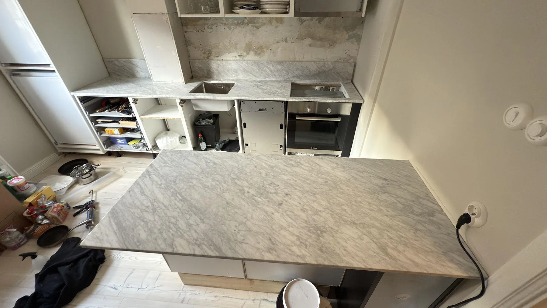 Køkkenbordplade i Carrara C, Solna – billede 6