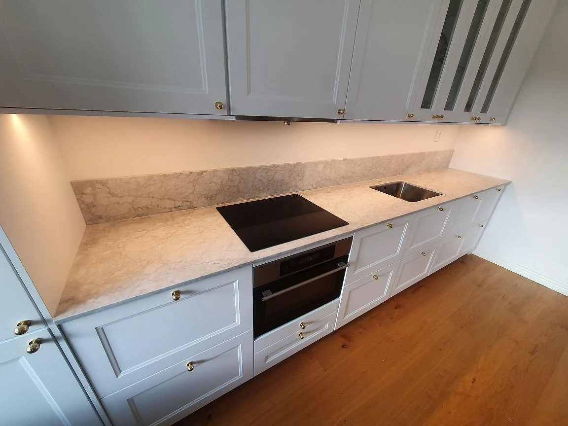 Køkkenbordplade i Carrara C, Stockholm – billede 3