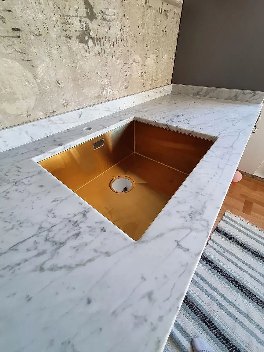 Køkkenbordplade i Carrara C, Stockholm – billede 5