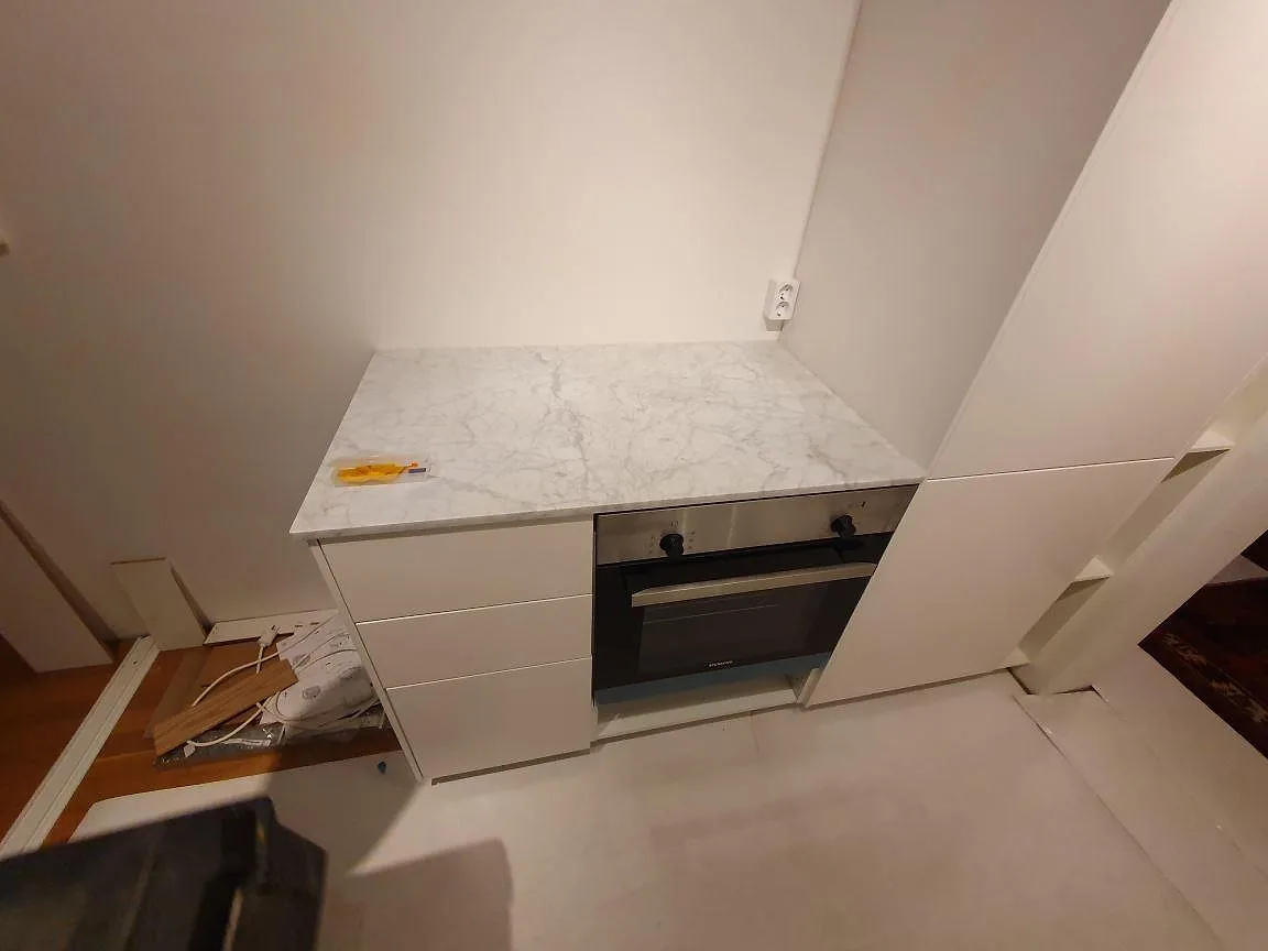Køkkenbordplade i Carrara C, Stockholm – billede 2