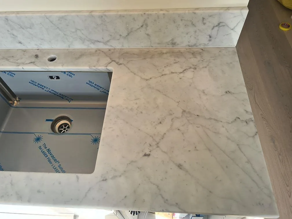 Køkkenbordplade i Carrara C, Stockholm – billede 7
