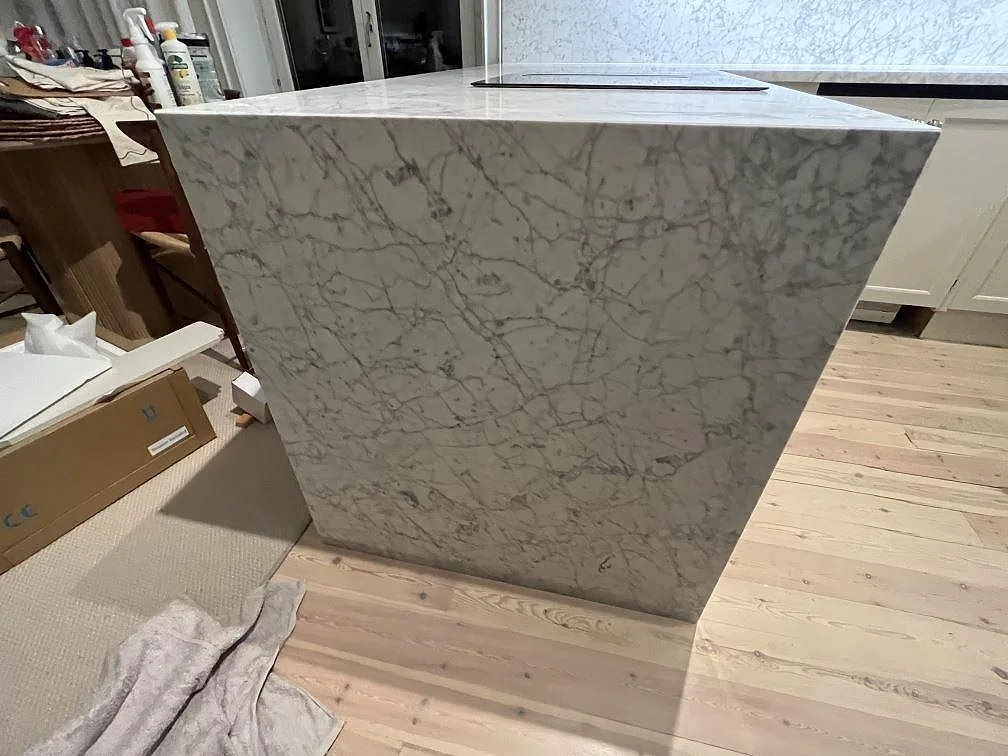 Køkkenbordplade i Carrara C, Stockholm – billede 2