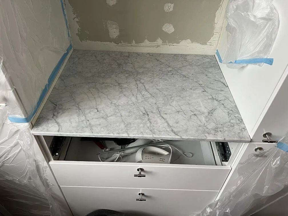 Køkkenbordplade i Carrara C, Stockholm – billede 2