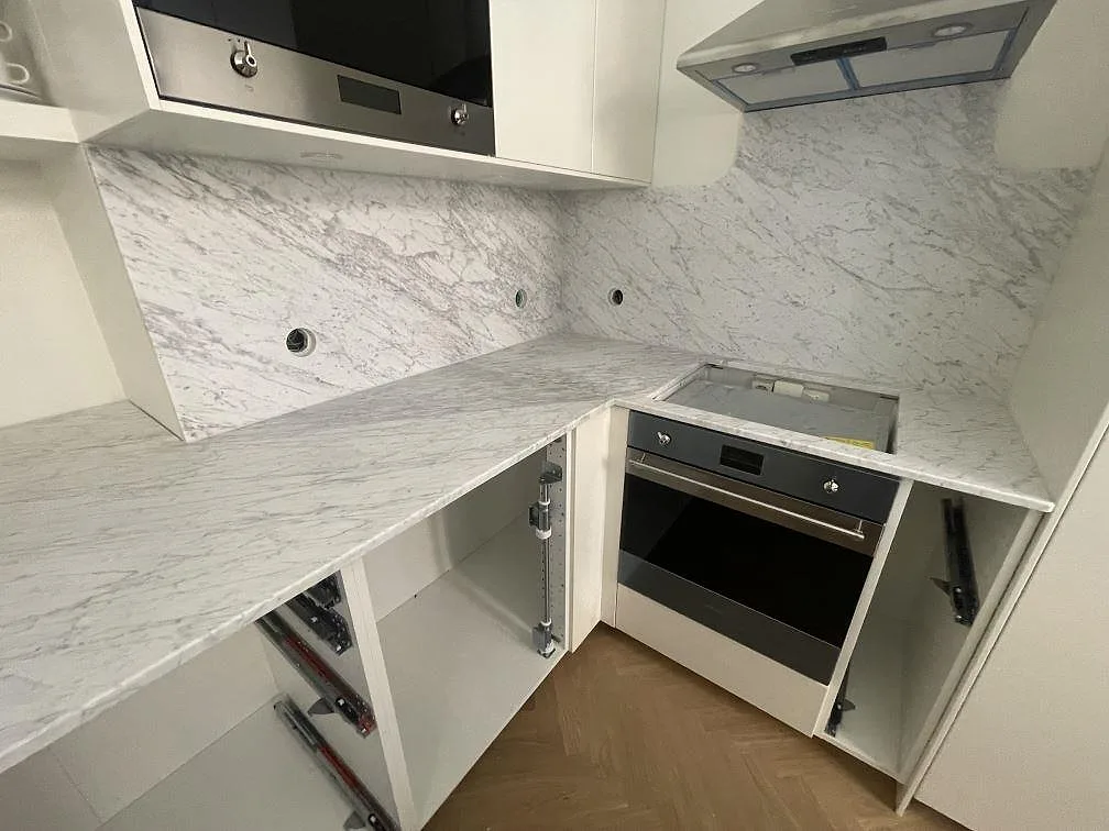 Køkkenbordplade i Carrara C, Stockholm – billede 3
