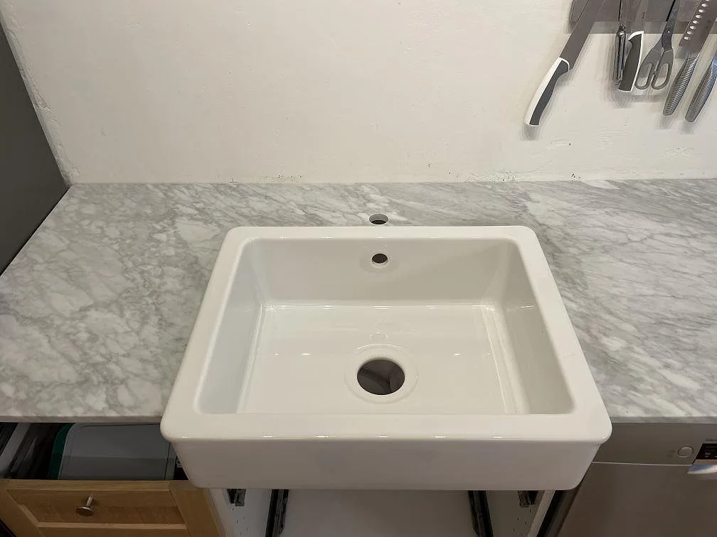Køkkenbordplade i Carrara C, Stockholm – billede 2