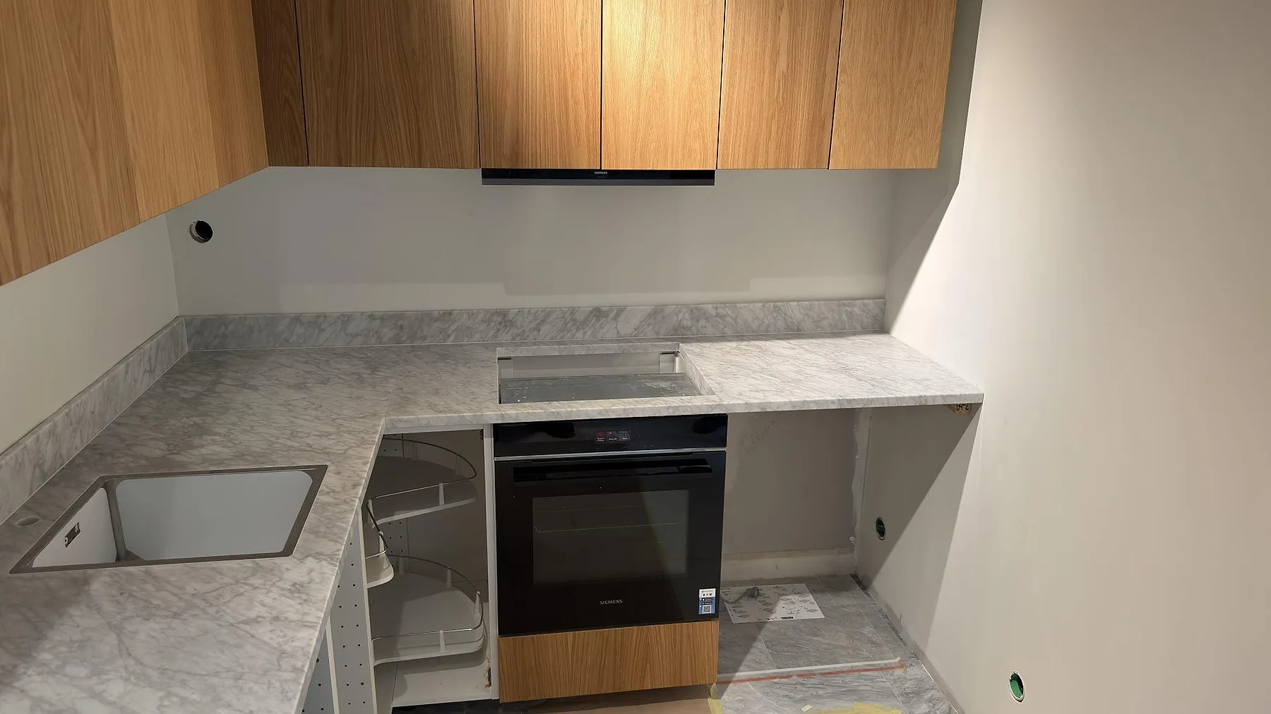 Køkkenbordplade i Carrara C, Stockholm – billede 3