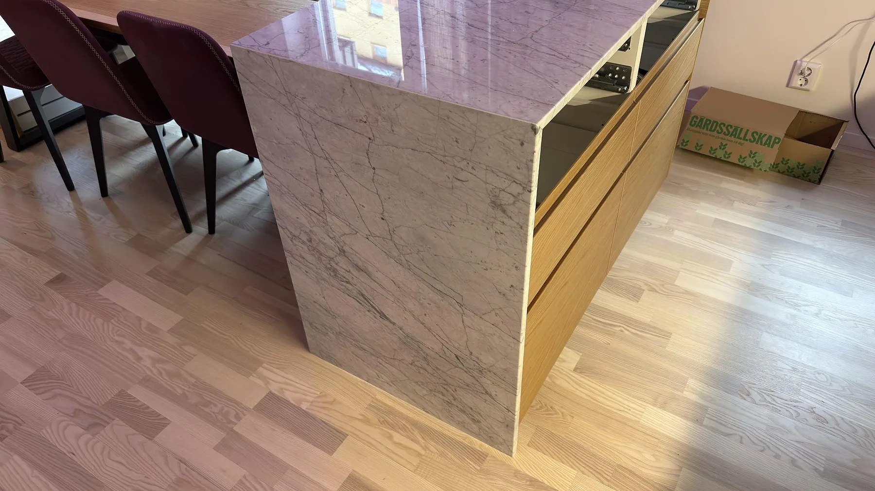 Køkkenbordplade i Carrara C, Stockholm – billede 3