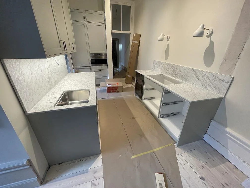 Køkkenbordplade i Carrara C, Stockholm – billede 2