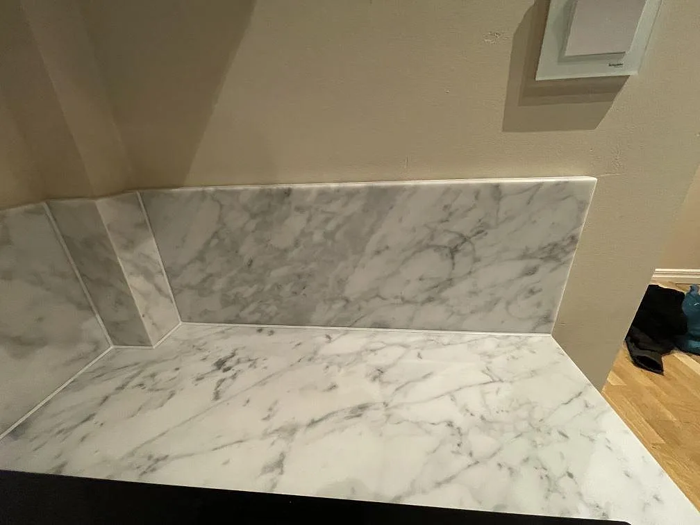 Køkkenbordplade i Carrara C, Stockholm – billede 4