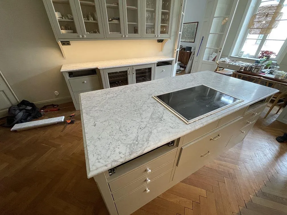 Køkkenbordplade i Carrara C, Stockholm – billede 6