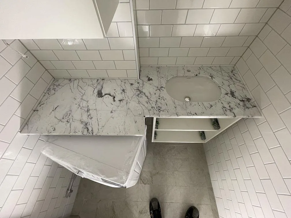 Køkkenbordplade i Carrara C, Stockholm – billede 4