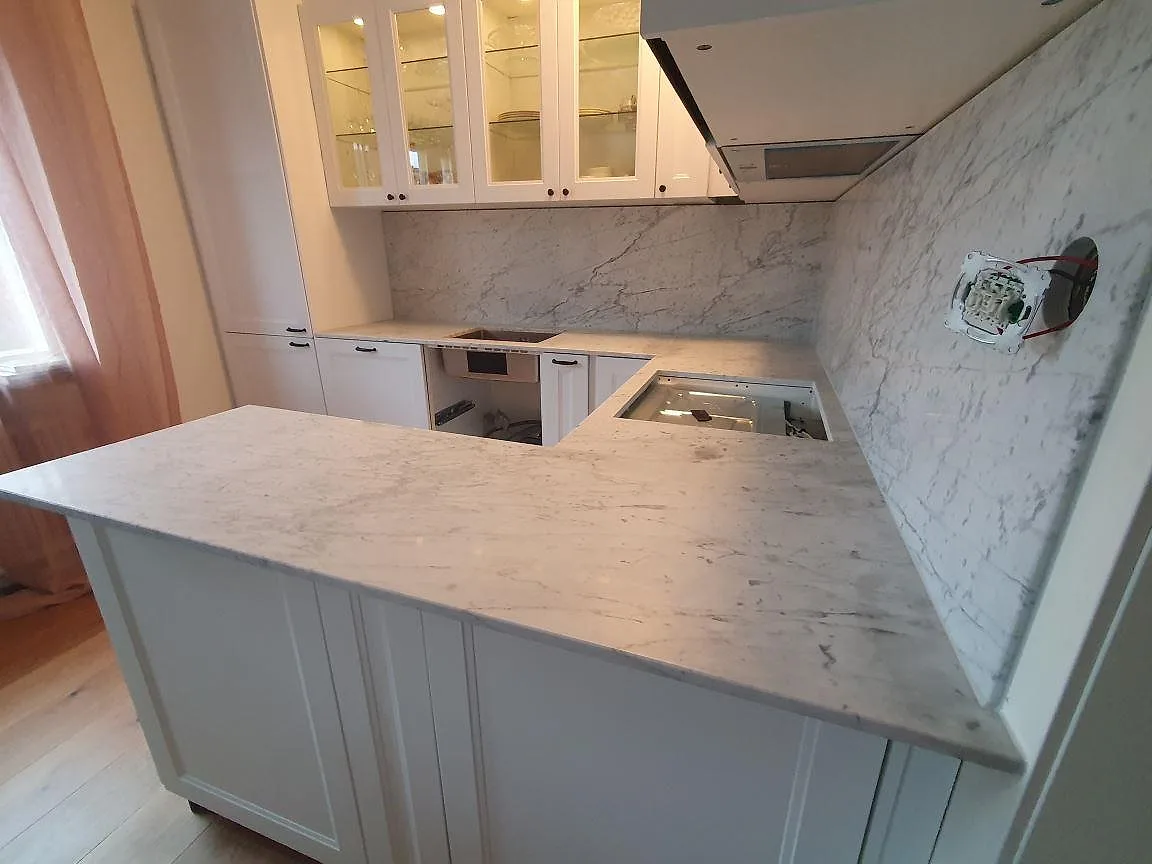 Køkkenbordplade i Carrara C, Sundbyberg – billede 5